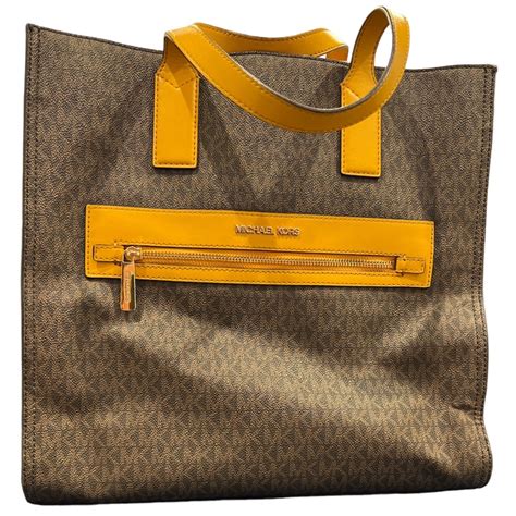 michael kors kenly|Kenly Large Signature Logo Tape Tote Bag .